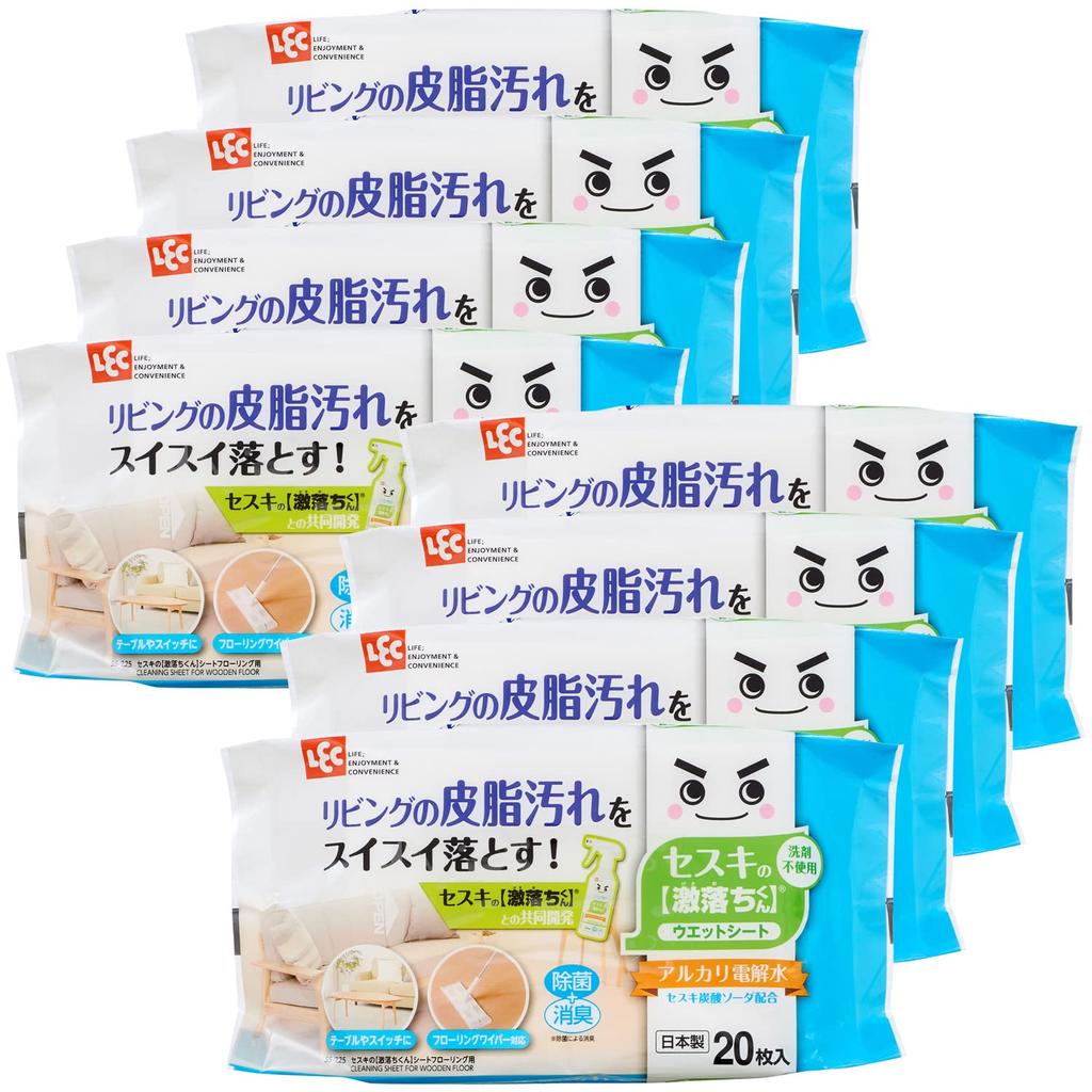 Rek Sheet for Flooring Sheets x 8 Alkaline Electrolyzed Water Sterilization Sesuki's Gekioki-kun (20 Pack)