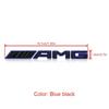 YVK5   3D ABS Car AMG Logo Badge Rear Trunk Emblem Stickers Decal For Mercedes Benz AMG A B C E G W211 W203 W204 W210 W124 Accessories