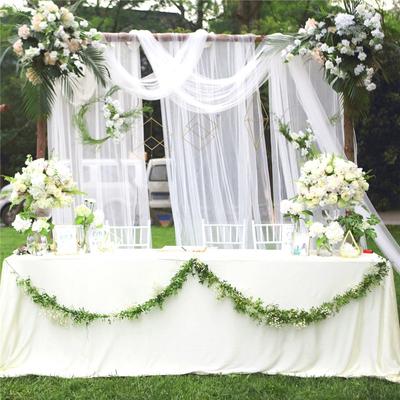 2/3m Wedding Decoration Tulle Roll Polyester Fabric Wedding Birthday Party Backdrop Ceremony Reception Hanging Decoration