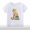 26 English Alphabet Cartoon Printed T-Shirt Children'S Jacket