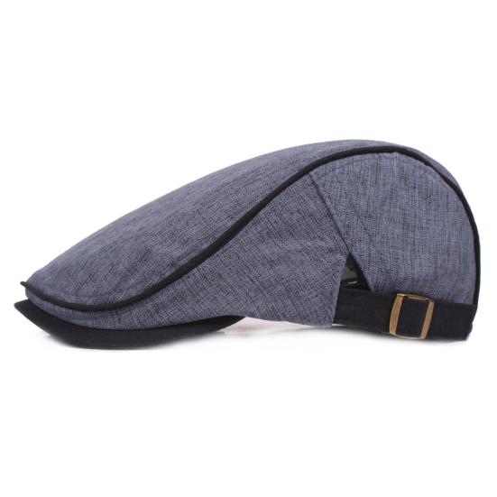 Vintage Men Twill Cotton Linen Baseball Cap Adjustable Beret Dad Hat Sunhat
