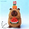 Big Capybara Building Blocks Giant Capybara Brick Figures Toy for Kids Capipara Construction Set Decoration for Home for Aged 6+