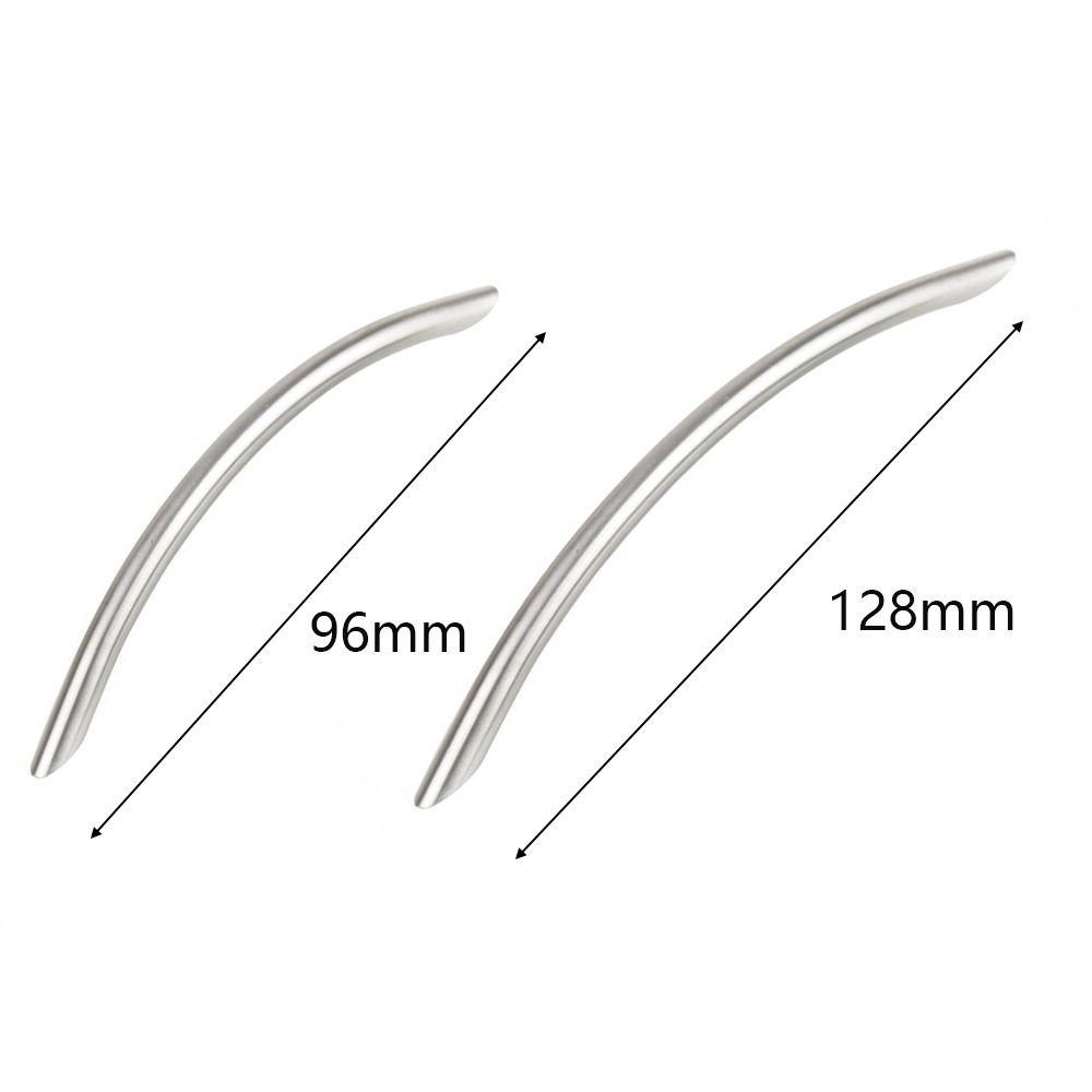 Electroplating Art Arc Shape Solid Doorknob Bedroom Furniture Drawer Handles Cabinet Door Handle