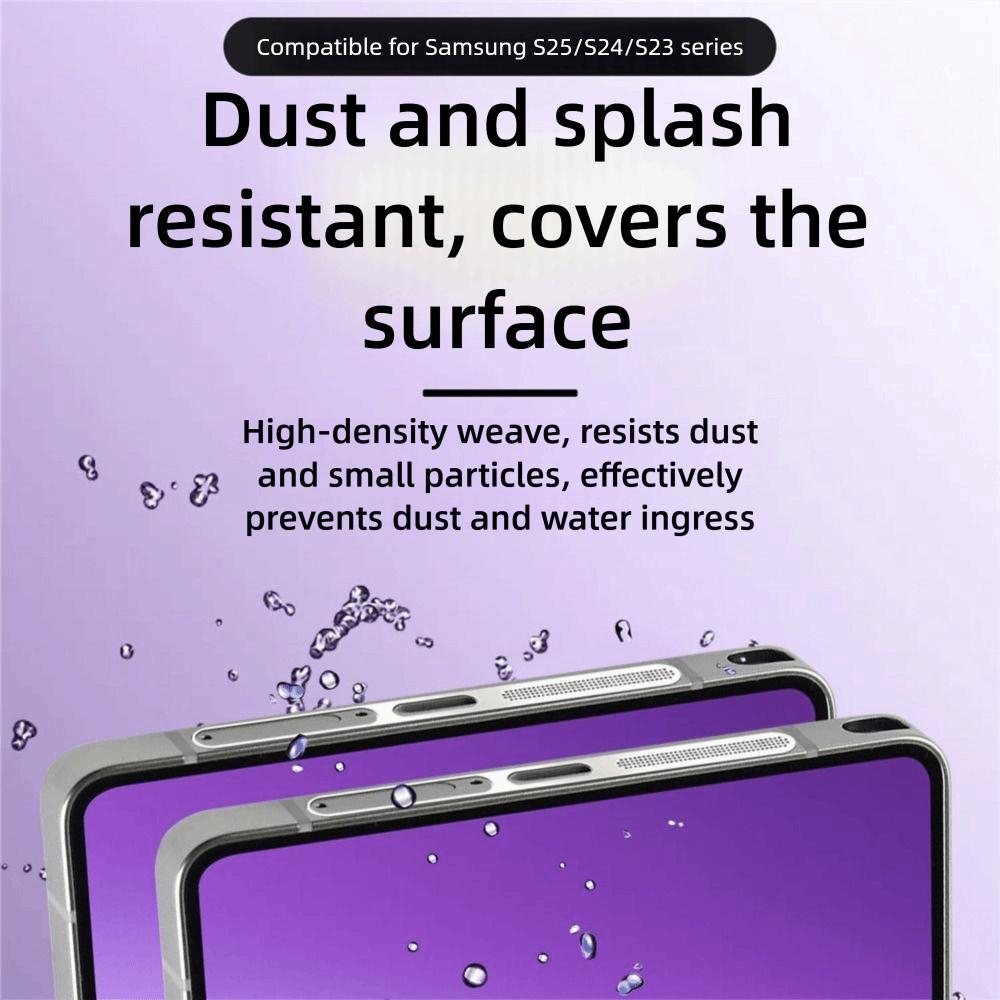 1/2/4PCS Metal Material Metal Dustproof Net Speaker Protector for Samsung Galaxy S25/S25+/S25 Ultra/S24/S24+/S24 Ultra/S23 Ultra