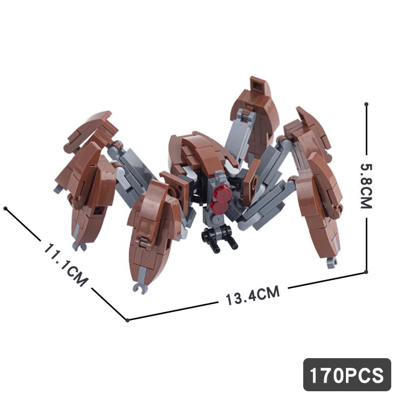 MOOXI Movie Space Wars Robot Serie MOC Model Brick DIY Diorama Adult Children Toy Building Block Sets Montessori Gift Decoration