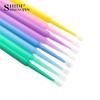 100 Pcs/Bag Durable Micro Cleaner Eyelash Extension Makeup Brushes Individual Applicators Mascara Removing Tools Swabs