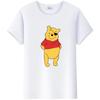 Cute Summer Blouses White Tees Harajuku Tshirt Gothic Clothes Tops Cartoon Pooh Tigger Graphic T-shirt Unisex