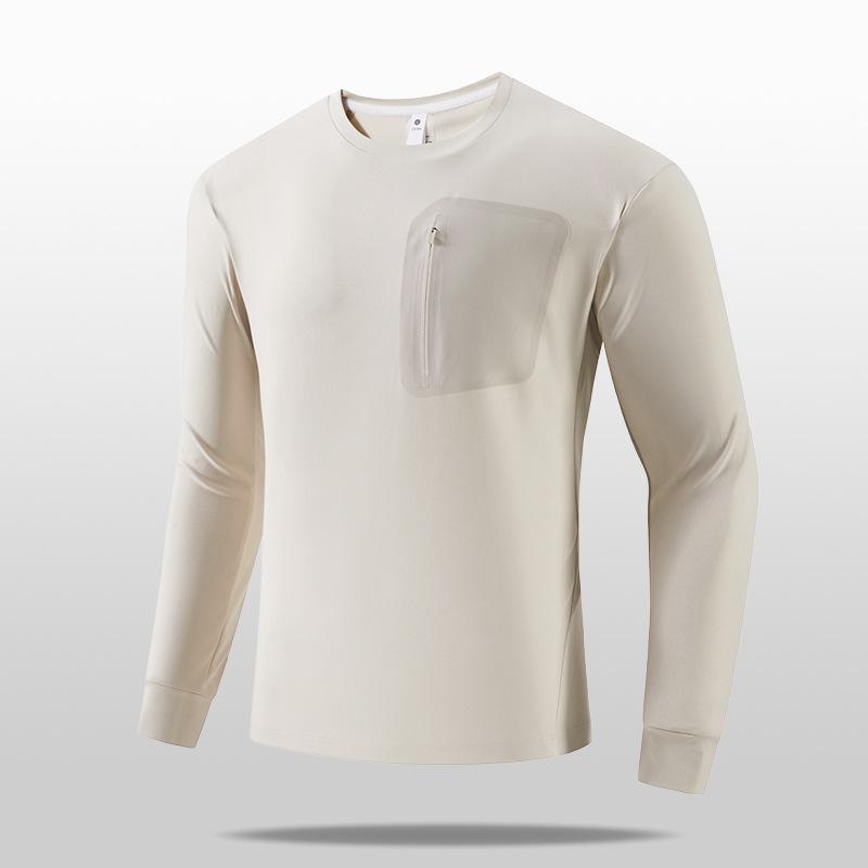 

Мужской пуловер, толстовка, весна и осень, новая футболка с длинным рукавом, мужской топ с круглым вырезом, уличный, повседневный, спортивный, быстросохнущий базовый слой 5XL