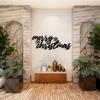 3D Merry Christmas Metal Wall Art Home Decor