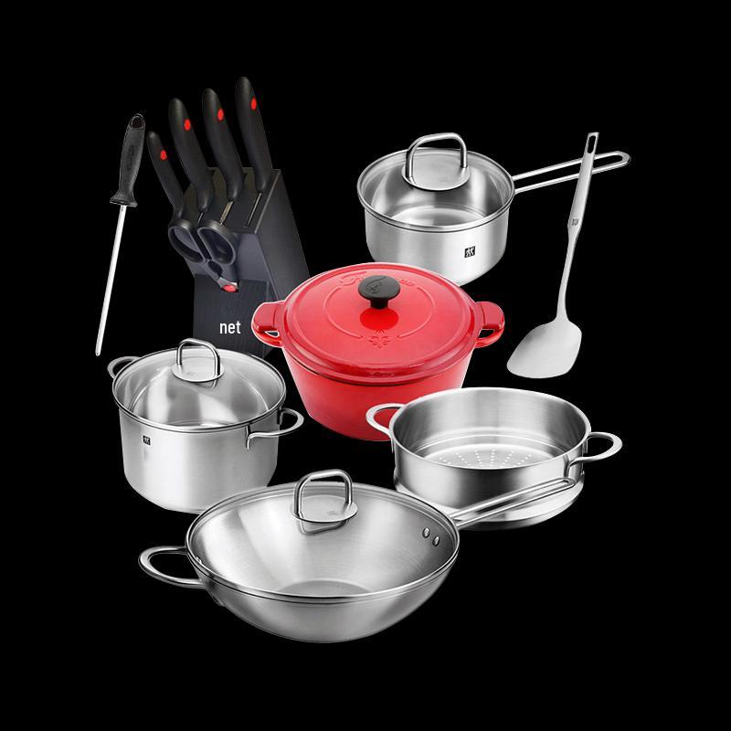 Zwilling J.A. Henckels Ingenious 14-Piece Cookware & Knife Set