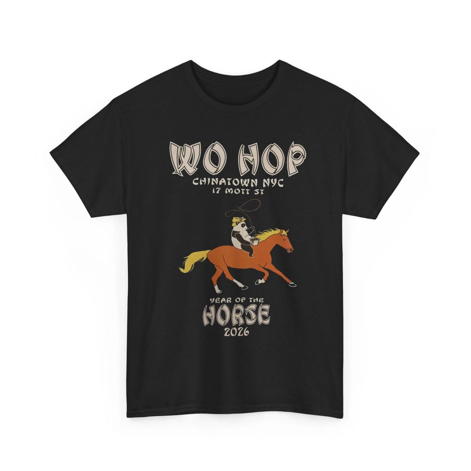 Wo Hop Chinatown NYC 2026 Year of the Horse T-shirt Allsize XXL