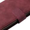 Samsung S25 EDGE Multi-Card Zipper Leather Case with Card Slot for S24FE/Note20
