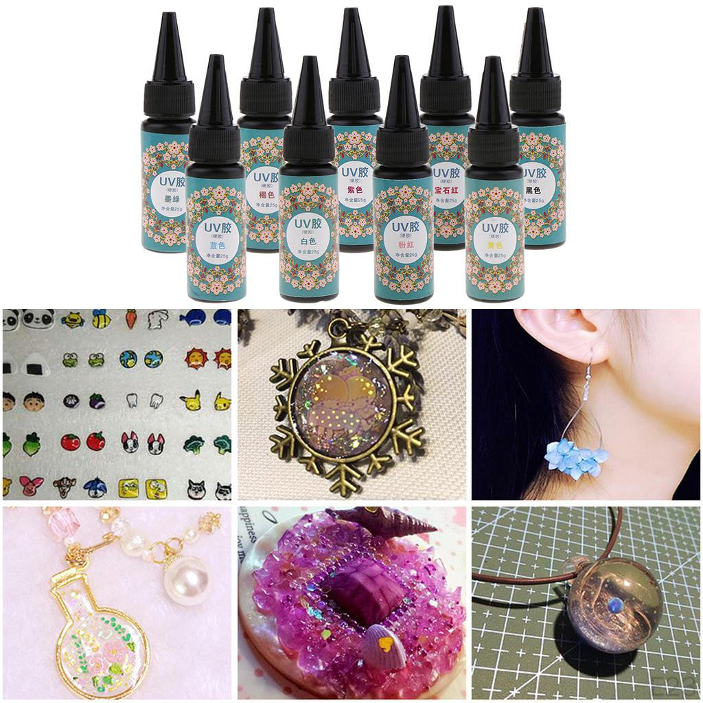 25g Epoxy UV Resin Glue DIY Cure Gel for Jewelry Making