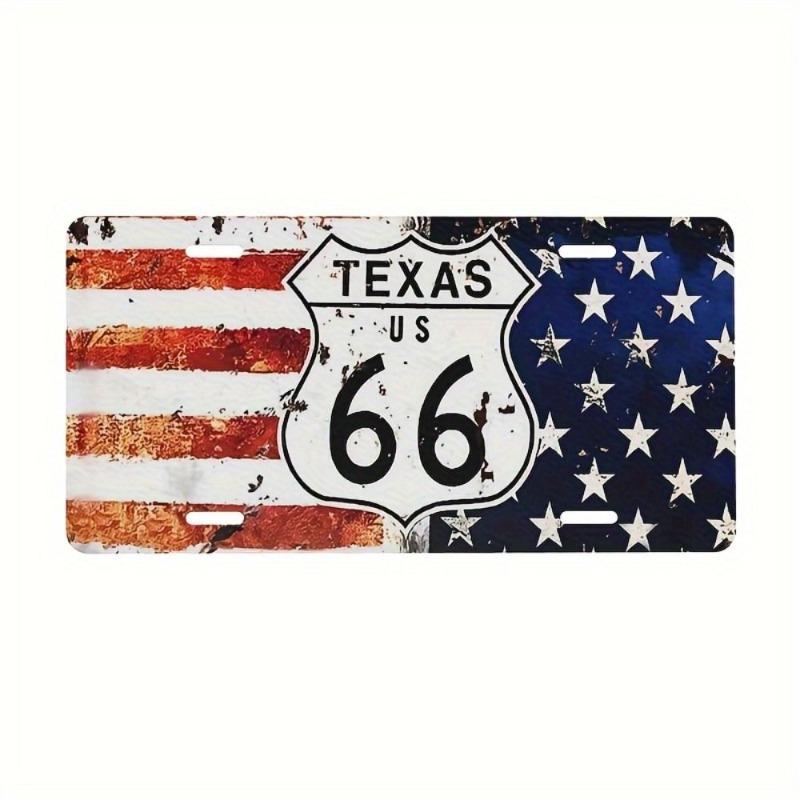 Motorcycle Souvenir License Plate, Metal Auto Wall Decor 15x30cm