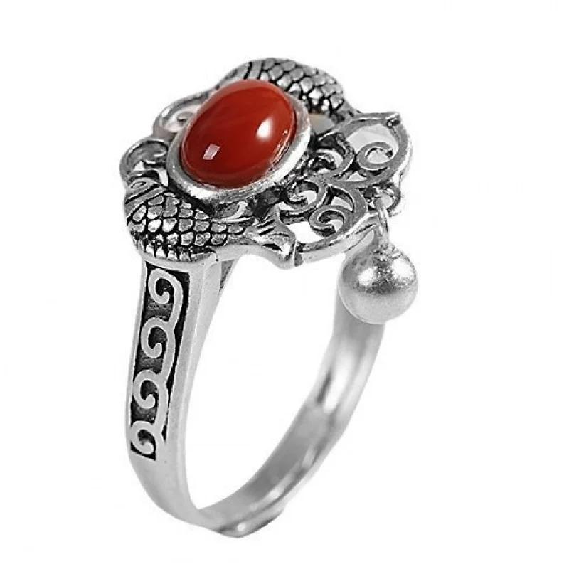 New product new retro old Pisces kiss ring women's simple high-end elegant temperament versatile ring