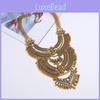 Vintage Long Necklace Multi Layered Collarbone Chain For Fashion Enthusiasts