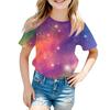Children's Fashion Casual Short Sleeve Easter Bunny Printed Round Neck Short Sleeve T-Shirt Top