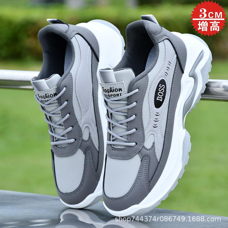 Herbst neue Leder wasserdichte Freizeitschuhe weiche Sohle rutschfeste Laufschuhe Papa Schuhe