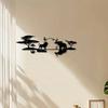 African Wildlife Metal Wall Art with Elephant Giraffe Zebra Unique Gift Balcony Decor