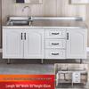 Economical Stainless Steel Kitchen Cabinet for Rental Homes