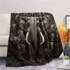 1PC Natural Decoration Print FlAannel Blanket, High quality Comfortable for All Seasons, Home Decor, Warmth and Comfort