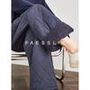 FAESSLIN Damen Ultra-Warme High-Waist Fleecegefütterte Weitbeinige Hose