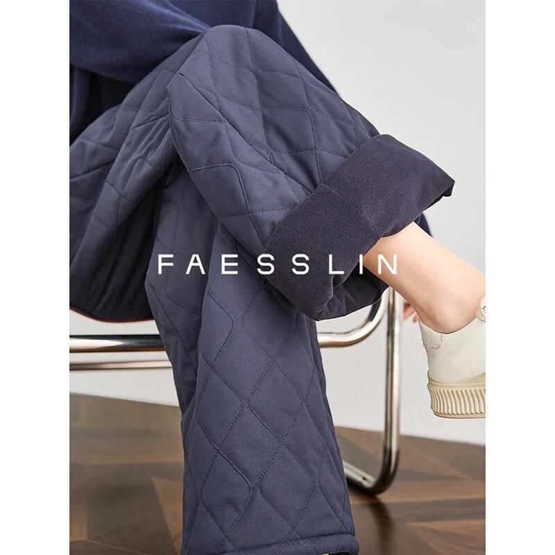 

FAESSLIN Women s Ultra-Warm High-Waisted Fleece-Lined Wide-Leg Pants XL