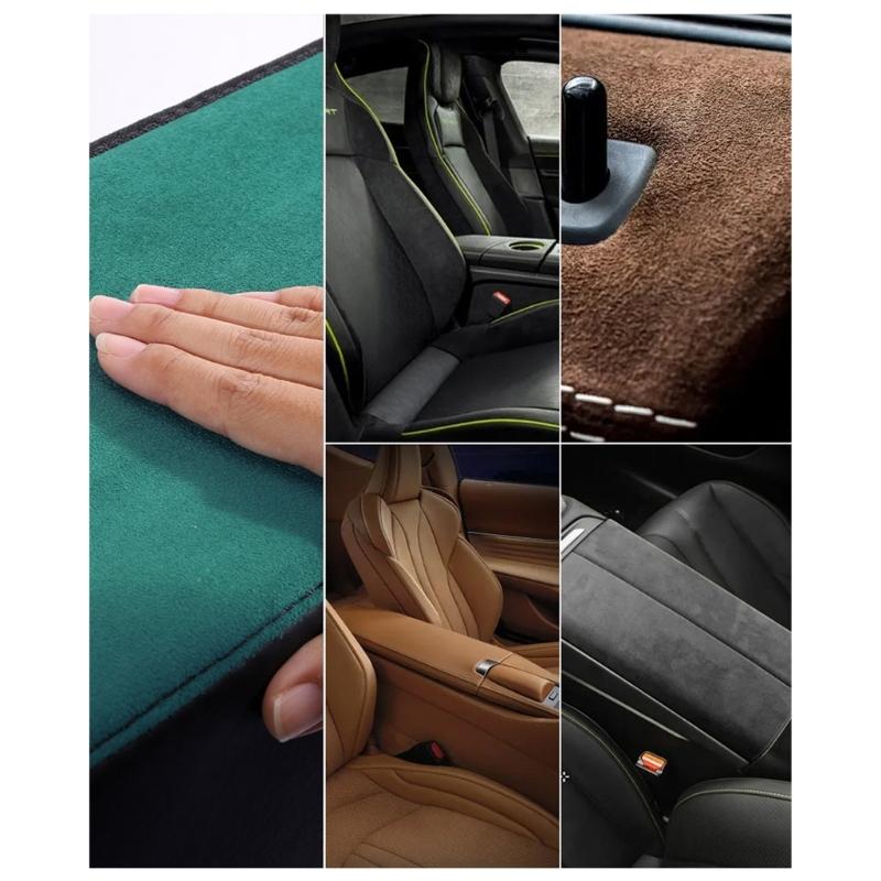 Vehicle Trunk Cargo Bin Leather-Look Foldable Storage Box with Divider, Lid, and Side Handles for Groceries and Tools