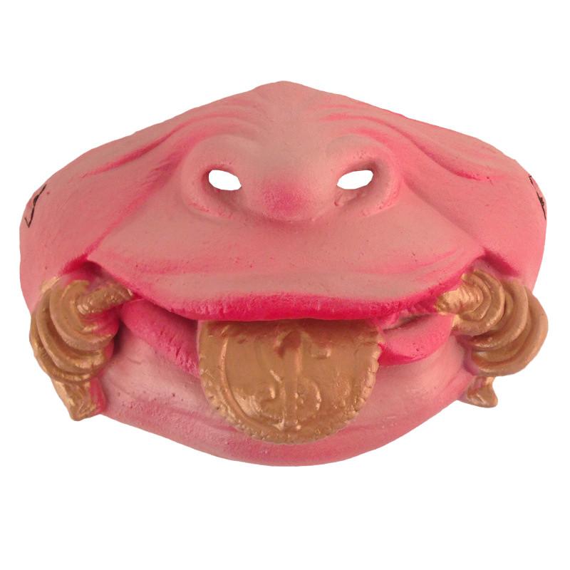 Hilarious Halloween Half Face Mask With Comical Pig Nose For Costume Fun