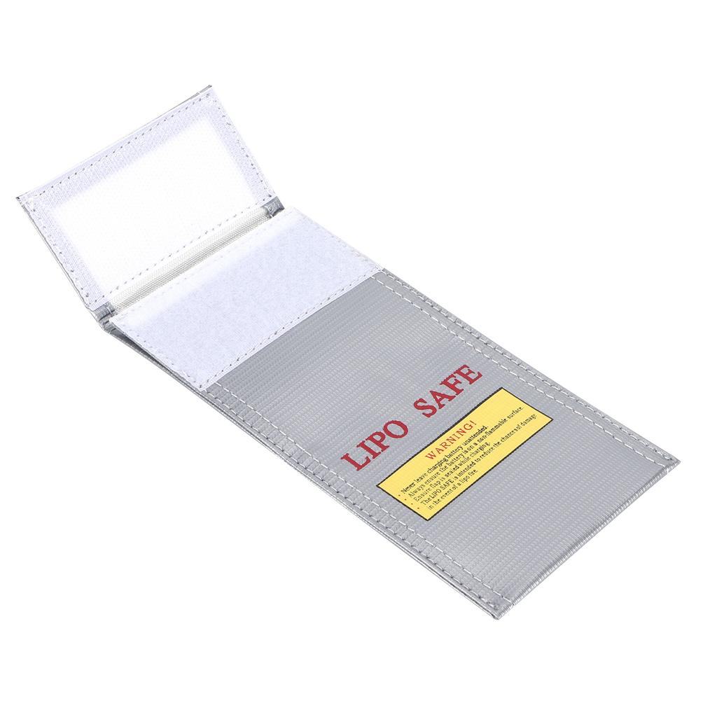 Lithium-Ionen-Akku Sicherheitstasche Feuerfest Explosionsgeschützt Aufbewahrungstasche Schutz 10x20cm