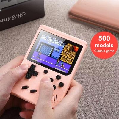 500 in 1 Mini Console Portatile Giocatori Portatile Retrò per Giocatore Singolo e Doppio per Emulatore Game Boy Videogioco