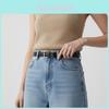 Leather Women Belt With Alloy Buckle For Casual And Work Stylish Accessory