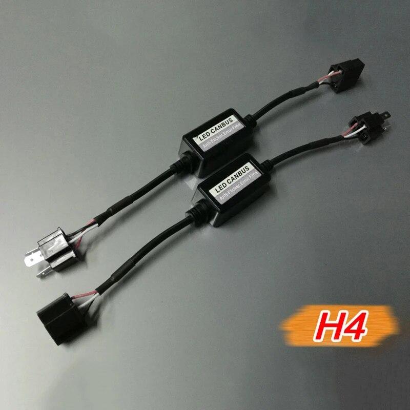 1Pair Led Canbus Decoder Lamp Failure Elimination Resistor H1 H4 H7 9005/9006/9012 Headlight Canceller Car Light Accessories