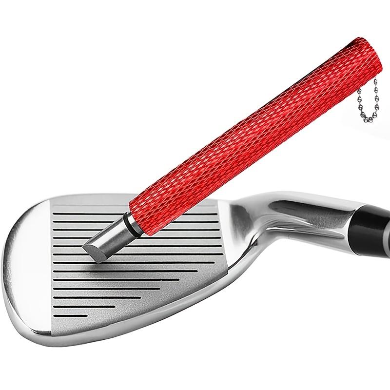 

Golf Groove Cleaning Knife Improve Your Golf Game with This Portable Golf Groove Sharpener The Non-slip Design Ensures Maximum Backspin червоний