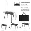 Portable Aluminum Tactical Table: Lightweight, Multifunctional, Height-Adjustable for Camping and Picnics