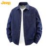 JEEP Men's Washed Cotton Long Sleeve Shirt