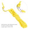 4Pcs Outdoor Durable Reflective Wind Rope Fixing Accessory with Buckle for Tent Awning