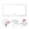 Car Sun Visor LED Makeup Mirror with Three-Color Dimming & Magnification