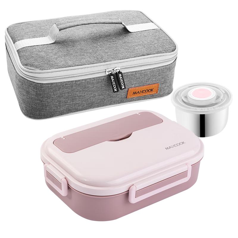 MAXCOOK 316L Stainless Steel Insulated 5-Compartment Lunchbox