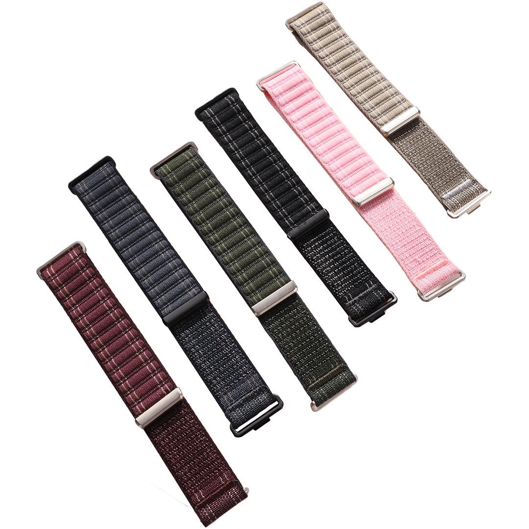 Apple Watch Band - Wild Wave Pattern Nylon for Huawei GT5, Velcro Strap