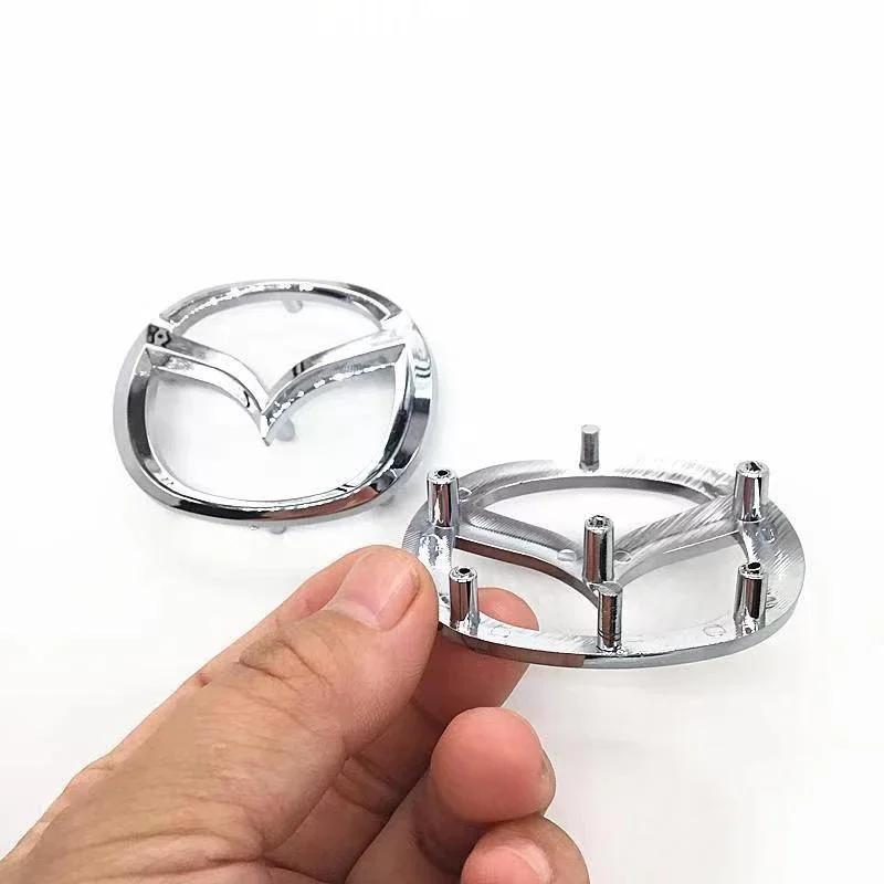 2025 Hot For Mazda Logo CX5 RX7 Atenza Axela 3 2 5 CX3 MX3 MX5 CX4 CX9 CX7 RX8 Protege Speed 6 ABS Car Steering Wheel Center Emb