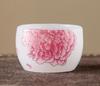Pink Peony Kung Fu Tea Set Cover Bowl High-grade Anti-scalding Sancai Cover Bowl Light Luxury Tea Brewing Ware Teacup
