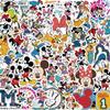 50 Mickey Mouse and Donald Duck Stickers for Decorating Guitar Luggage Case Stickers - Disney Self-adhesive Stickers