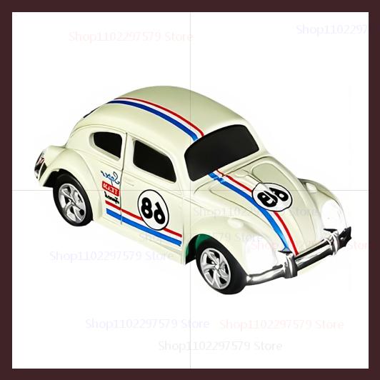 Retro Alloy Beetle Toy 1:64 Mini Car 2.4G Remote Control Long Battery Life Wireless Car Kids Gift Ideal For Home And Outdoor Toy