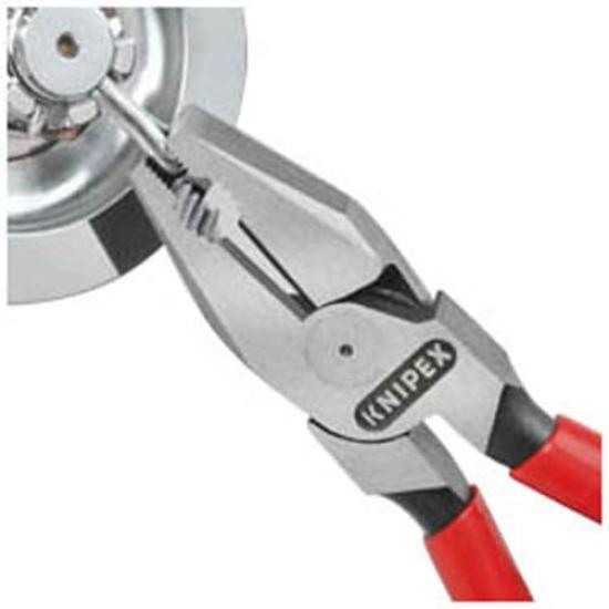 KNIPEX Zange Starkes Modell Ideal für und Zieharbeiten Gesamt 225mm schneiden, greifen, biegen, Länge 0201-225