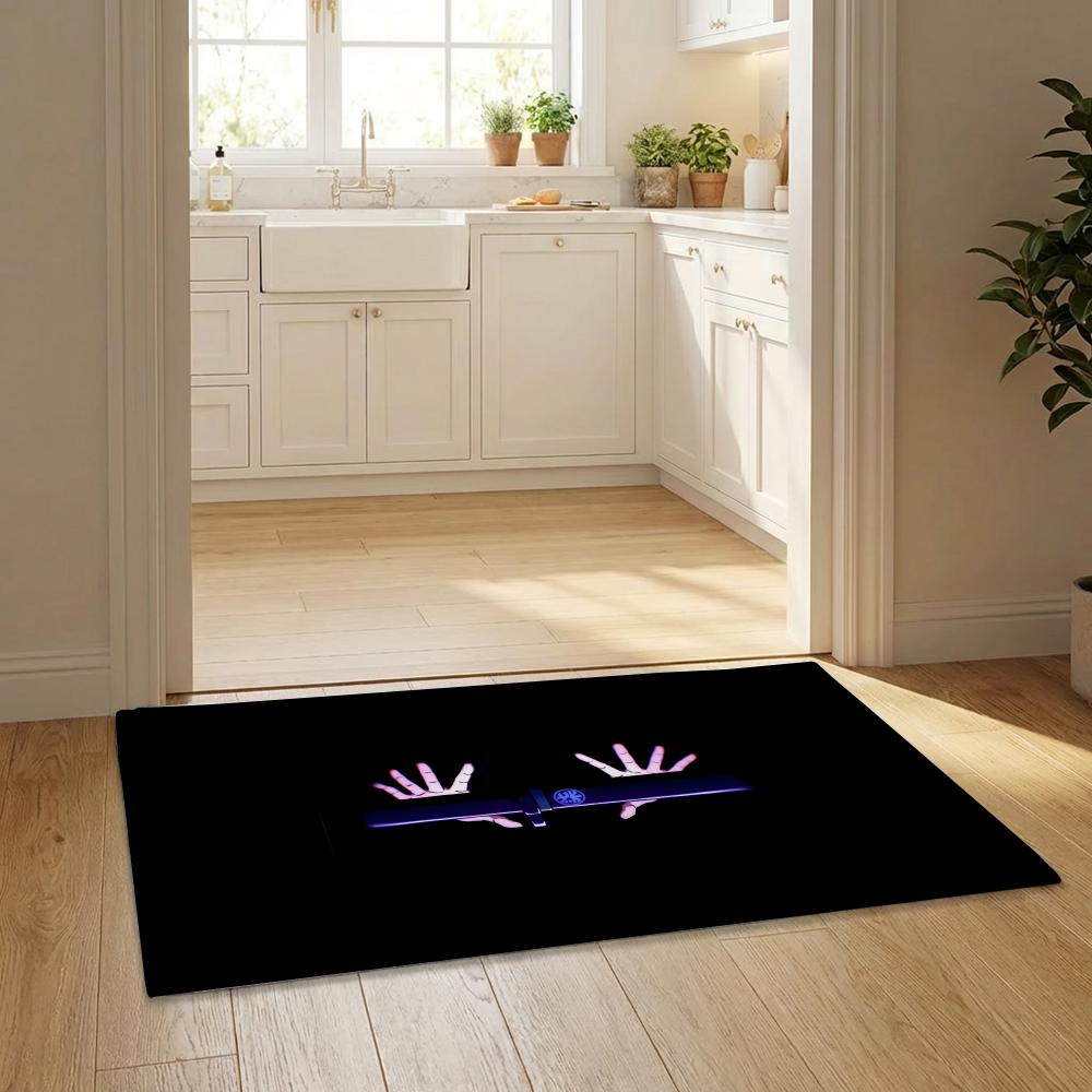 Anime S-Scissor S-Seven Floor Mat Flannel Door Mat Non-Slip Bedroom Living Room Home Decor