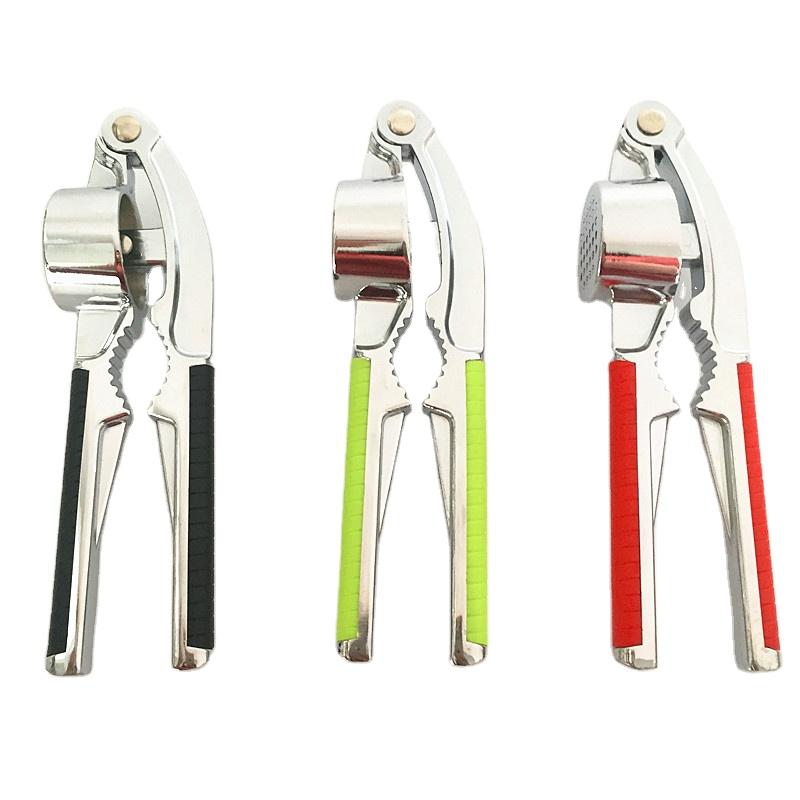 Hot Sale Kitchenware Garlic Juicing Tool Crusher Peeler Garlic Press Crusher
