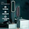 Portable Multi-Functional Hair Styling Comb: Fast Heat, Anti-Frizz, Straighten, Curl, Blow-Dry, and Perm.