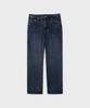 Peulojegteusseuli Straight Denim Pants [Blue Slub]_Rg1613