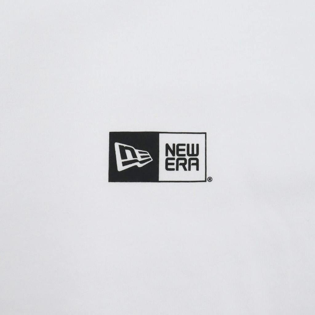 New Era Long Sleeve Long Oversized Cotton Box ONSPOTZ Streetwear Cool Travel Season [New Era] T-Shirt, Tee, L/S, Tee, 23, 14566748, NER33A0174, White,